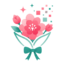 Digital Flower Bouquet logo
